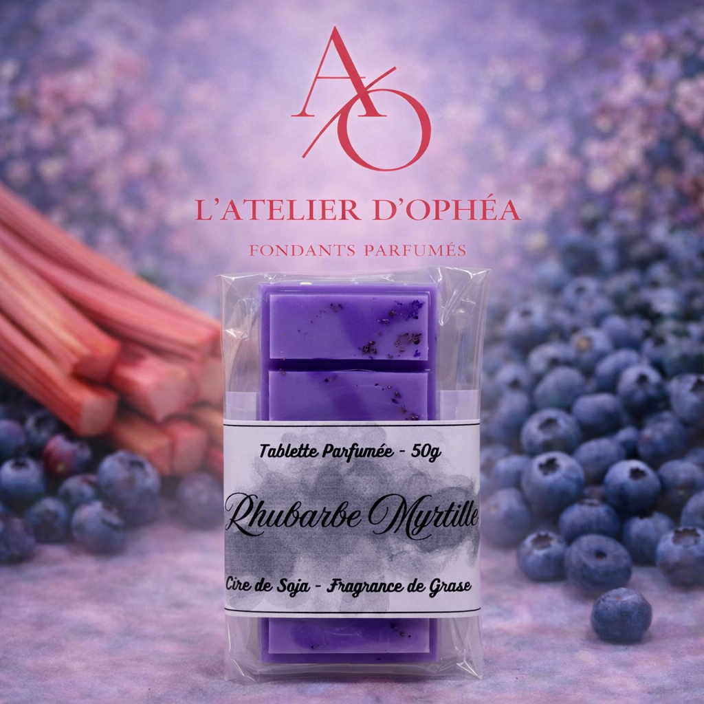 Tablette Parfumée Rhubarbe Myrtille 50 grammes