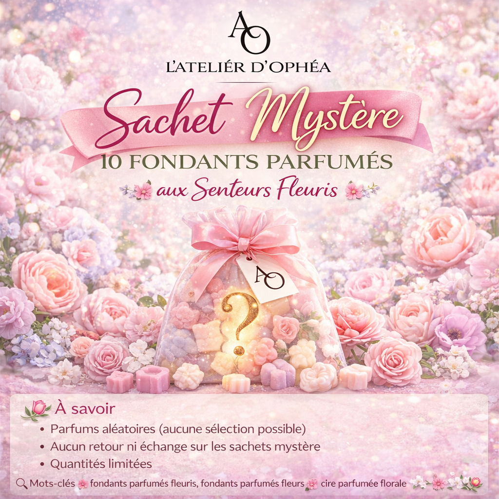 🌸 Sachet Mystère – 10 Fondants Parfumés Fleuris