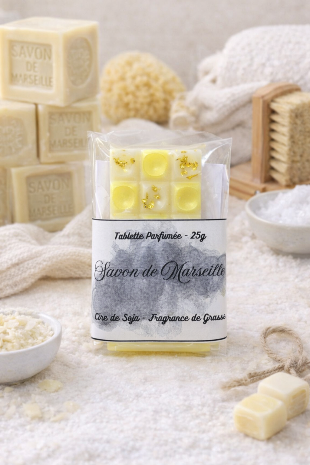 ✨ Tablette Parfumée Savon de Marseille - 25 grammes