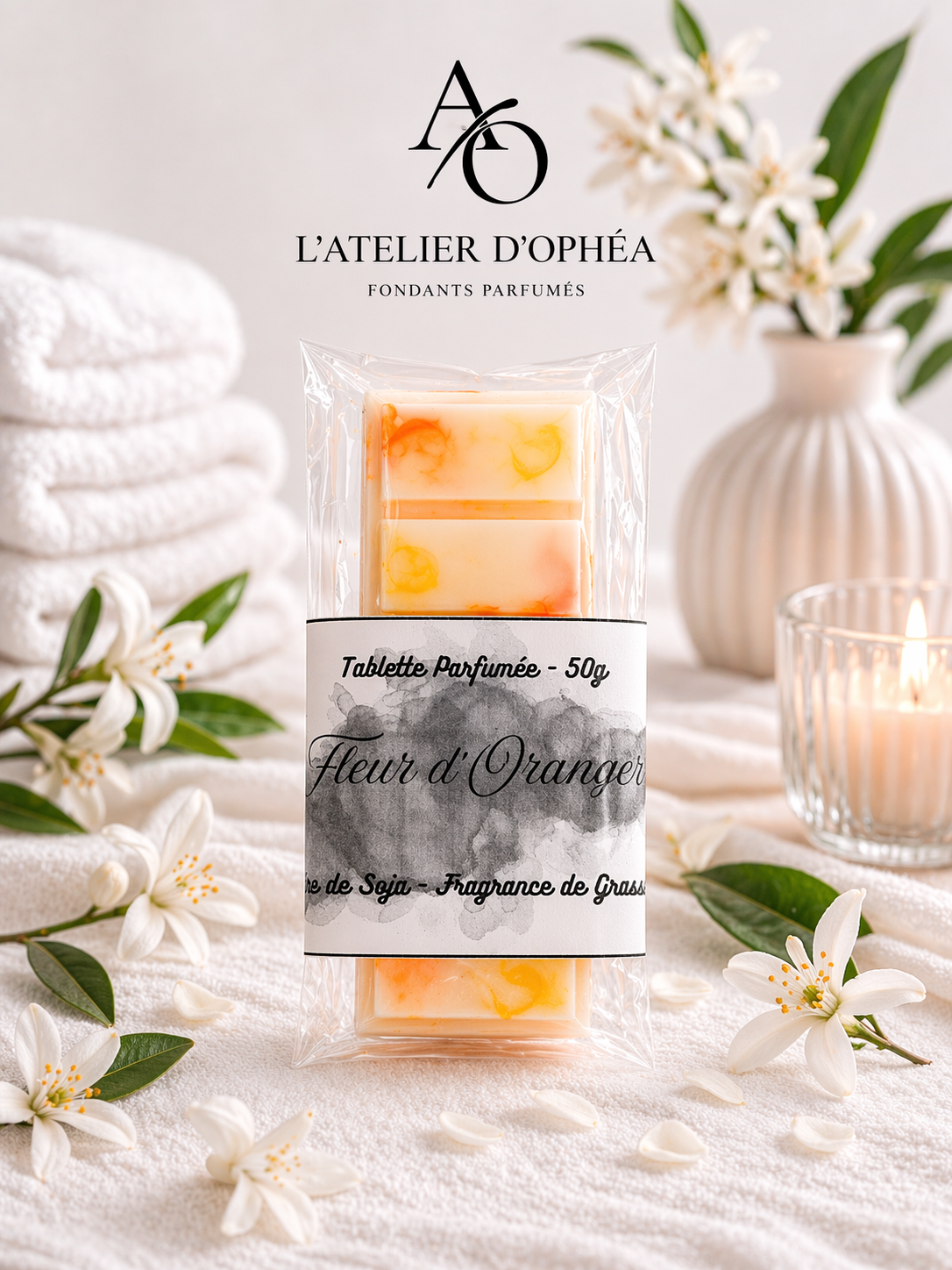 Tablette Parfumée Fleur d'Oranger - 50 grammes