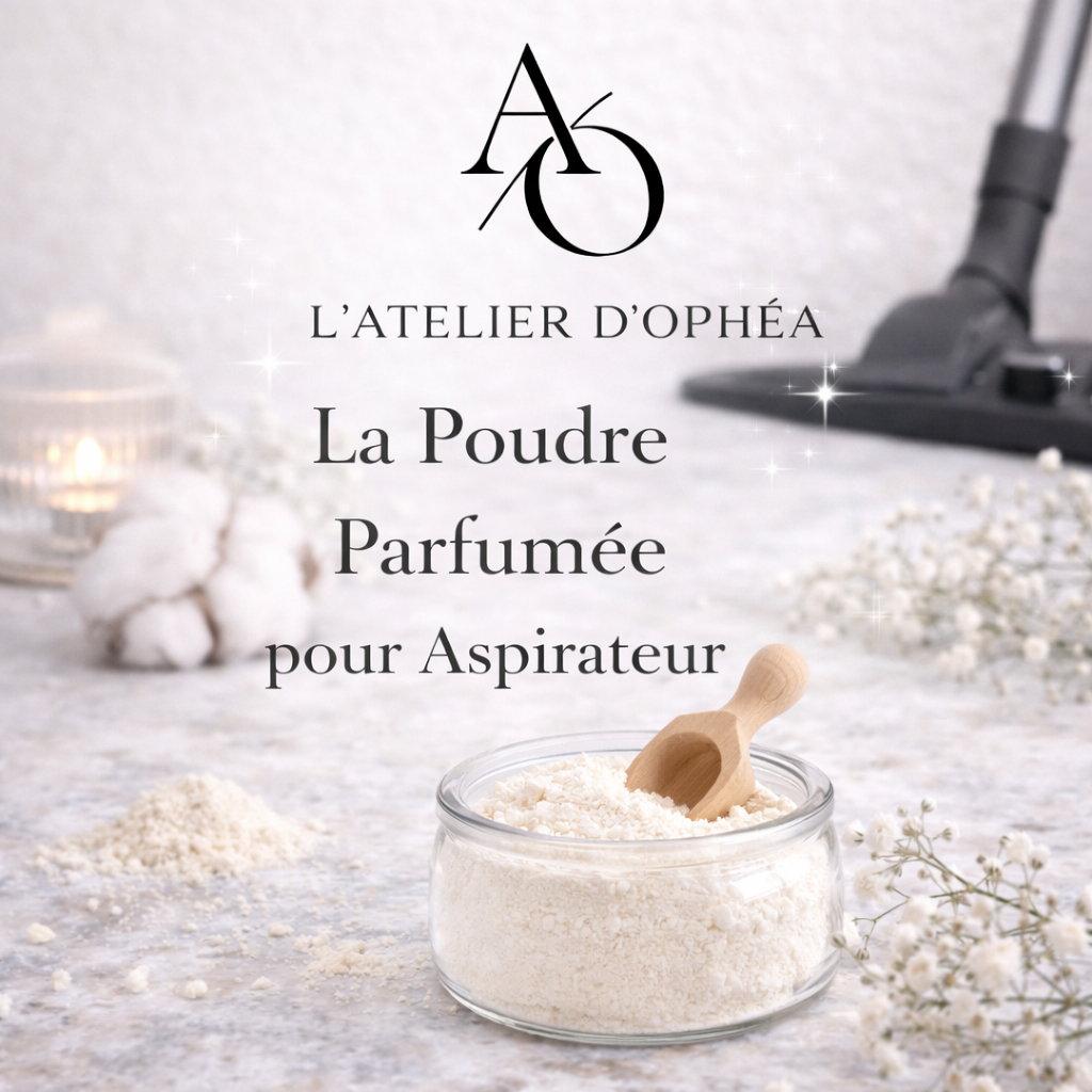 Poudre parfumée pour aspirateur