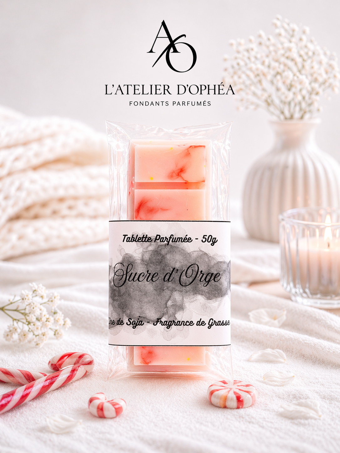 Tablette Parfumée Sucre d'Orge 50 grammes
