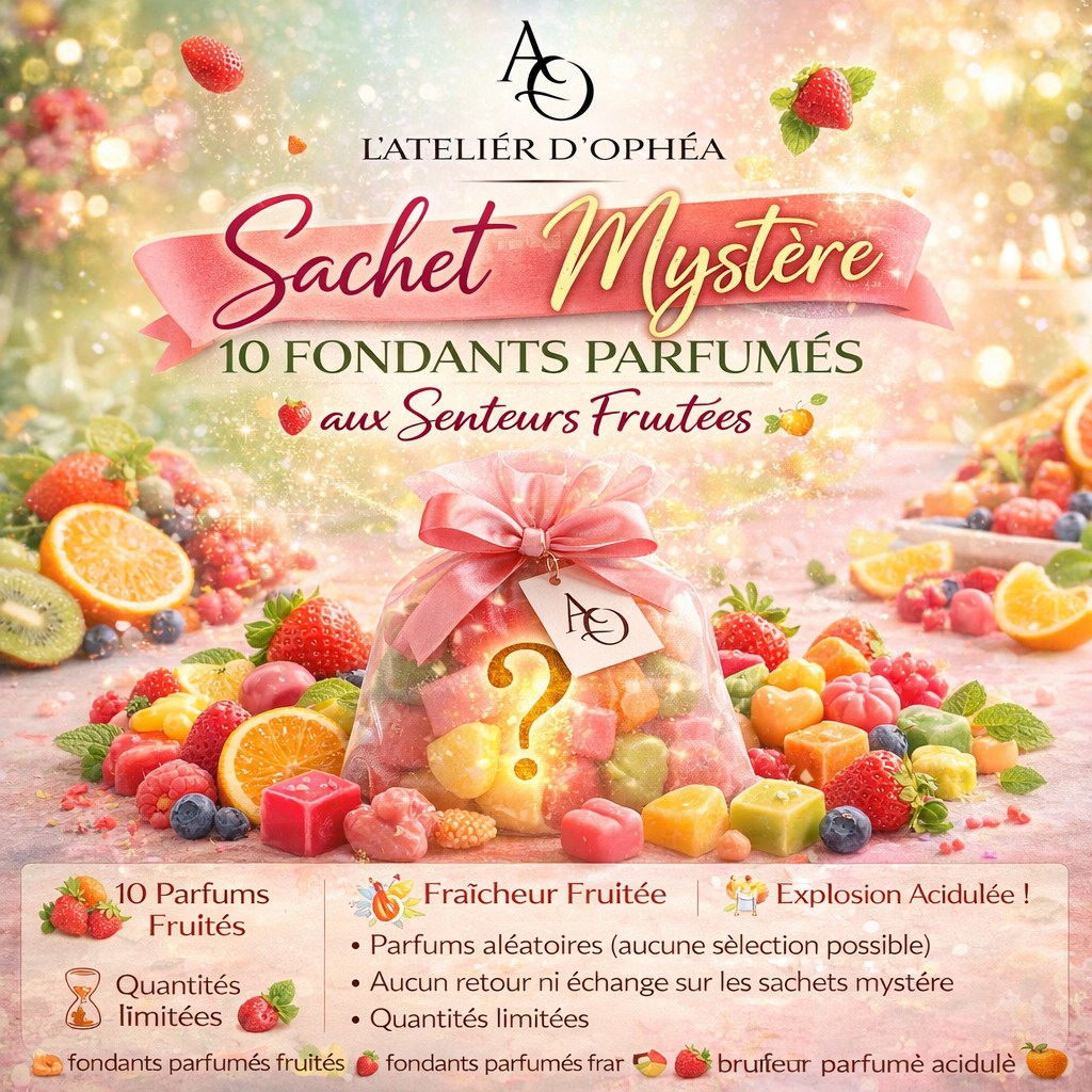 🍓 Sachet Mystère – 10 Fondants Parfumés Fruités