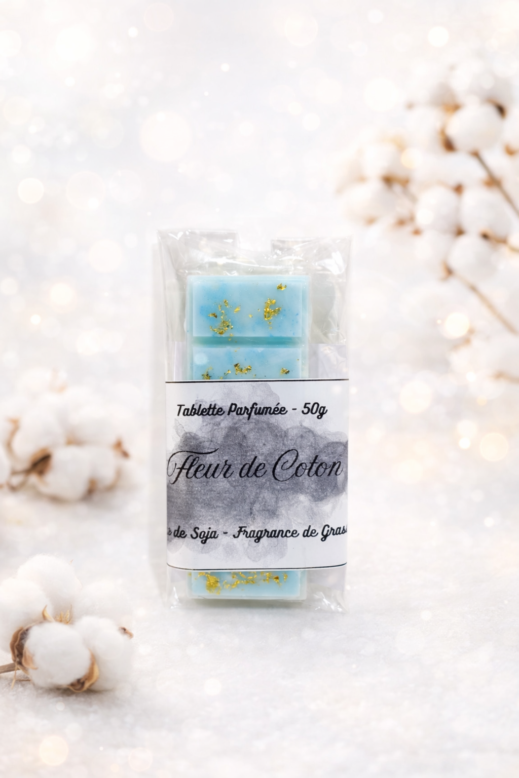 ✨ Tablette Parfumée Fleur de Coton - 50 grammes