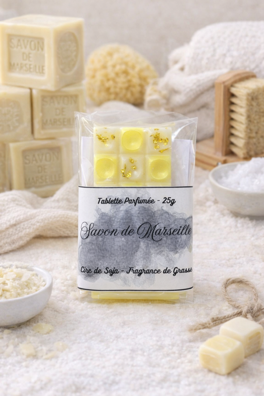 ✨ Tablette Parfumée Savon de Marseille - 25 grammes