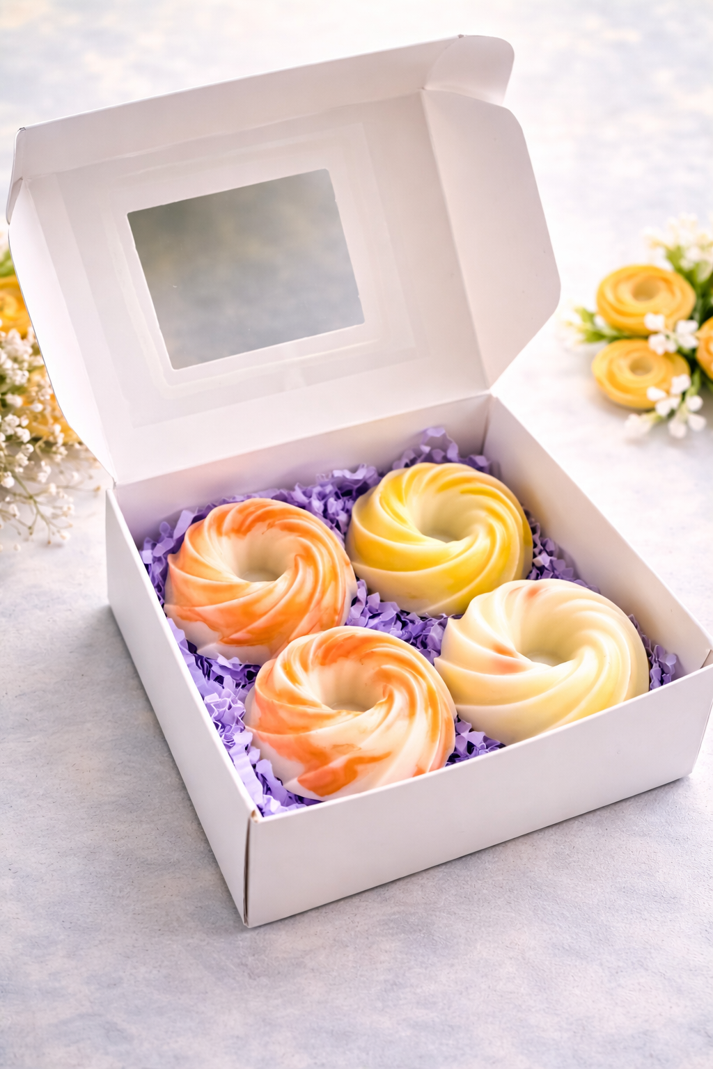 BOX DOUCEUR D’AGRUMES – 4 fondants parfumés