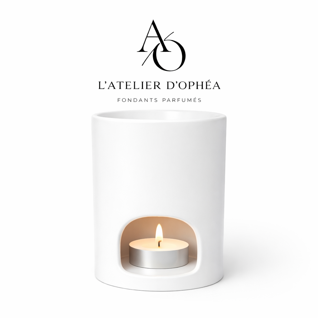 Grand brûleur simple blanc