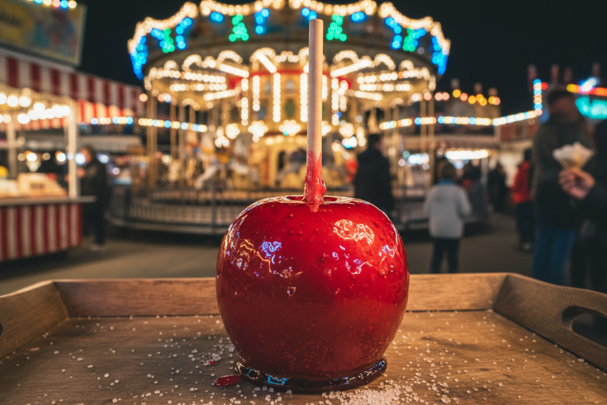 pomme d'amour fête forraine